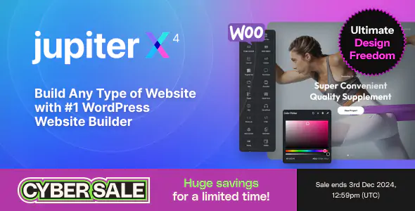 Jupiter X - Tema Premium Wordpress Para Sites E Lojas