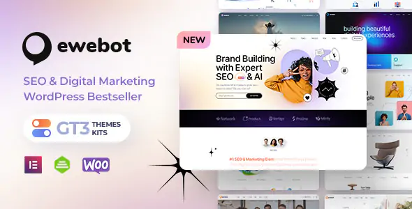 Ewebot - Tema De Seo, Marketing E Agência Digital Wordpress