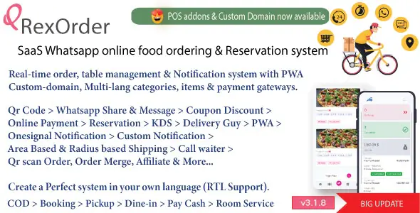 Qrexorder - Plataforma De Gestão De Restaurantes/pedidos Qr