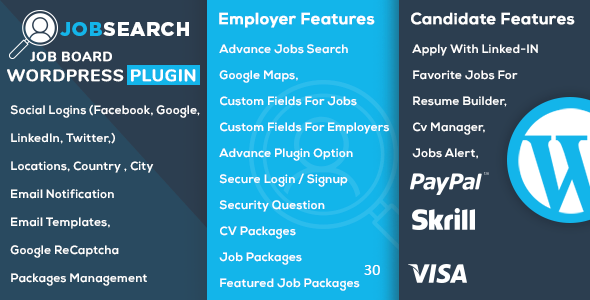 JobSearch: Plugin WordPress para Quadros de Vagas de Emprego