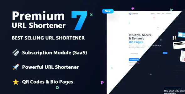 Premium Url Shortener - Encurtador De Links, Páginas Bio...