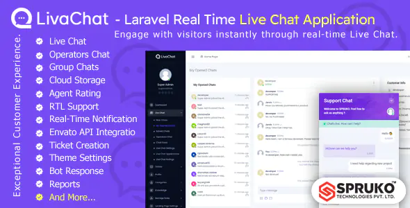 LivaChat - Aplicativo de Chat Ao Vivo em Tempo Real com Laravel