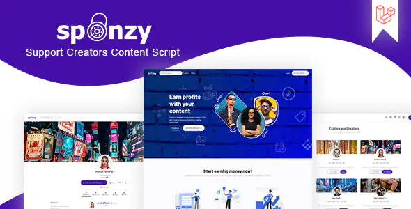 Sponzy Plataforma de Monetização Para Criadores de Conteúdo